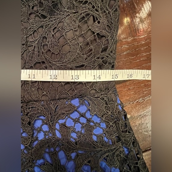 Sachin & Babi Noir 'Carolina' Lace & Crepe Midi Dress Size 8 NWT zipper - Picture 11 of 15